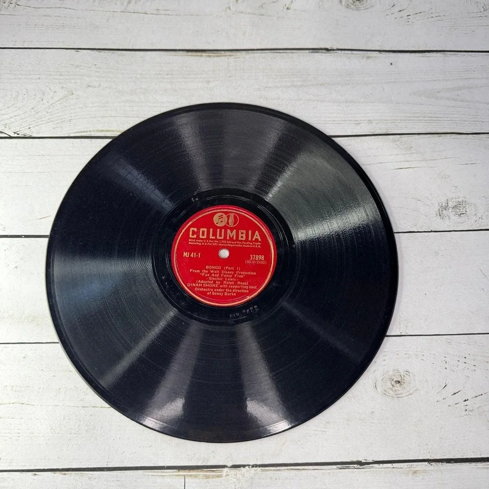 Bongo Walt Disney's Fun and Fancy Free Dinah Shore Columbia Records MJ-41